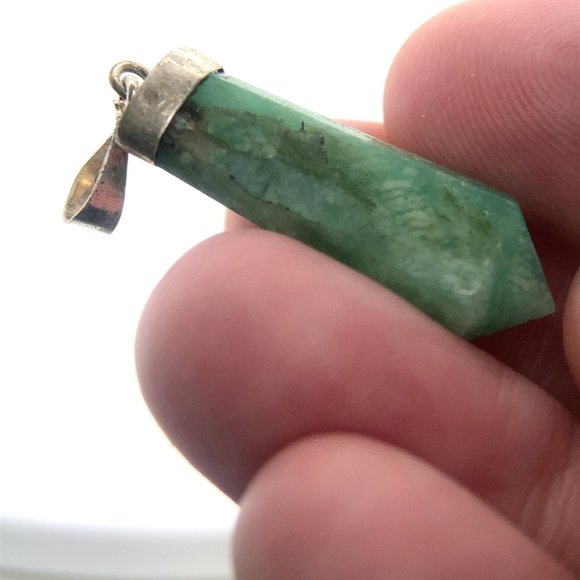 Amazonite 22.00ct Solid 925 Sterling Silver Pendant - Picture 3 of 11